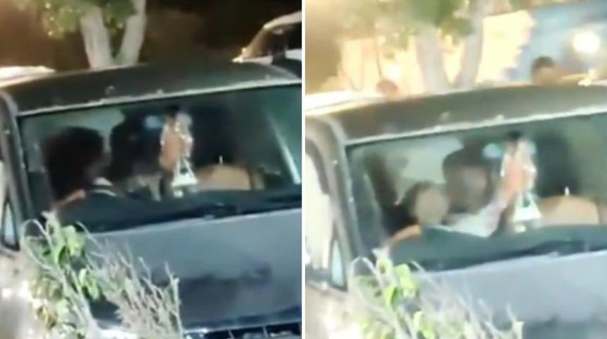 Park halinde görünce şüphelendi: Karısını arabanın içinde başka bir adamla uygunsuz bir şekilde yakaladı! Aldatılan eş öfkeden deliye döndü