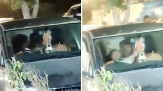 Park halinde görünce şüphelendi: Karısını arabanın içinde başka bir adamla uygunsuz bir şekilde yakaladı! Aldatılan eş öfkeden deliye döndü