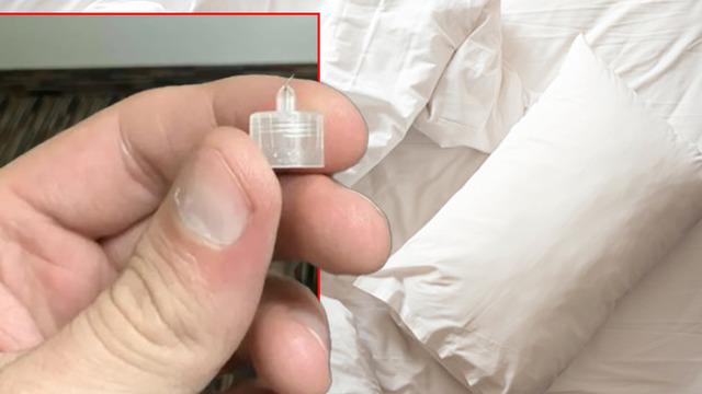 Gezgin otel odasının yatağında iğne bulduktan sonra şaşkına döndü! Sosyal medyadan paylaşınca viral oldu: Kabus gibi bir şey