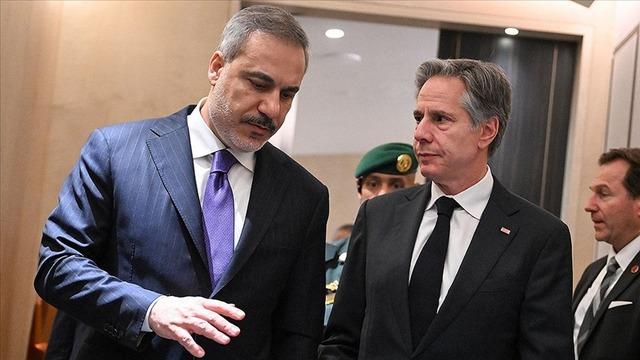 Bakan Fidan ABD'li mevkidaşı Blinken'la görüştü