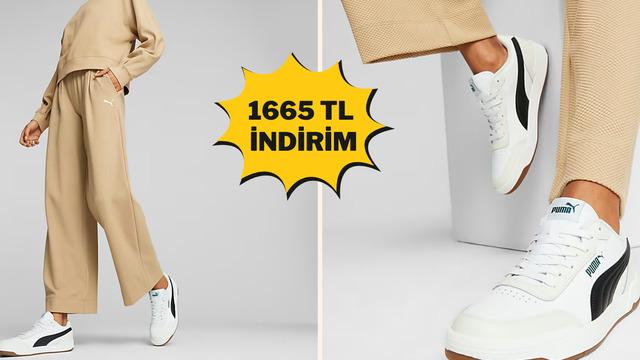Fiyatı 2 bin 035 TL'ye düştü! Puma Caracal Trainers spor ayakkabıda büyük indirim
