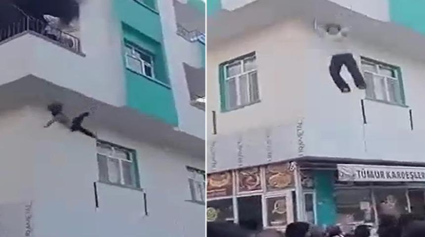 Şanlıurfa'da can pazarı! 3'üncü kattan kendilerini attılar: "Yapma yapma..."