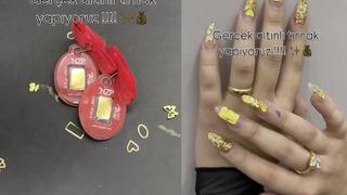 Dilan Polat'ın altınlı kahvesinden sonra altınlı tırnaklar! Değeri dudak uçuklattı: Sosyal medyada tepkilere neden oldu