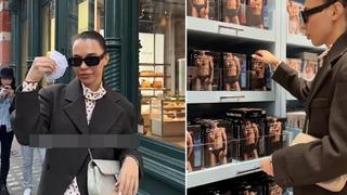 Zengin eş arama taktiği sosyal medyada gündem yarattı! Lüks markaların ürünlerine yaklaştı... Cebine kendi Instagram hesabını koydu