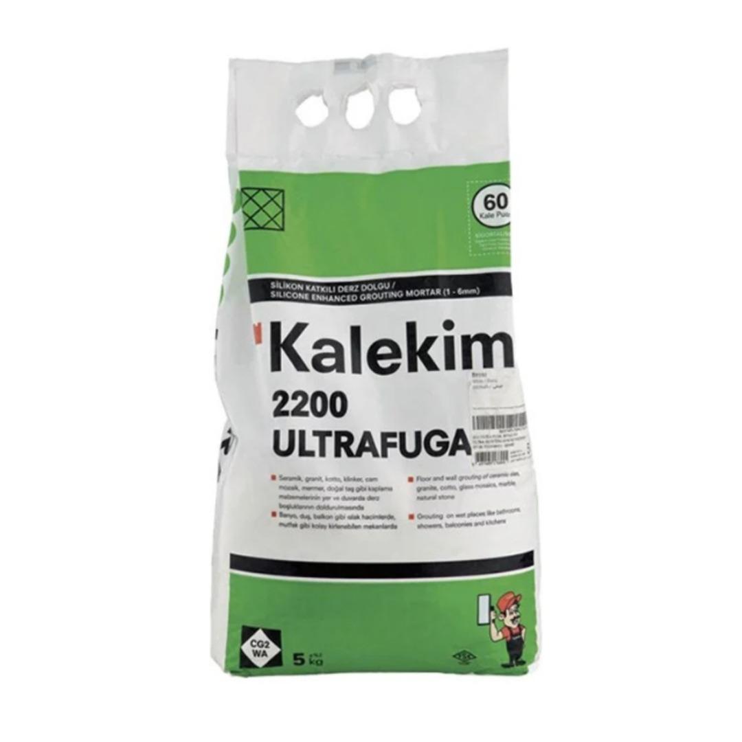 Kalekim 2211 Ultra Fuga Slikonlu Derz Dolgu Beyaz 5 kg