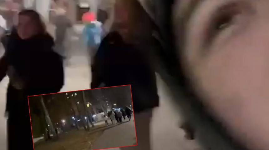 Moskova'da silah sesleri! Halk b&ouml;lgeden panikle ka&ccedil;tı