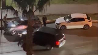 Tartışma kavgaya dönüştü, silah çeken kişinin üstüne cipini sürdü! İki kişiyi hafif yaraladı