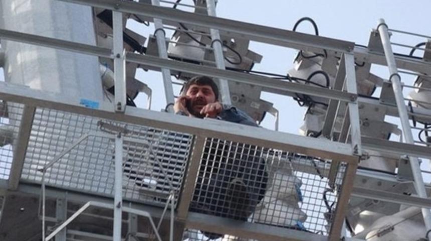 100 metre tırmandı yine ehliyeti kaptırdı