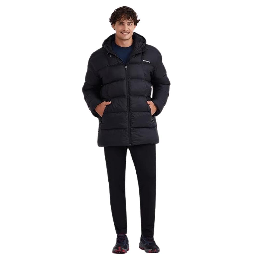 Skechers M Outerwear Padded Jacket, Siyah