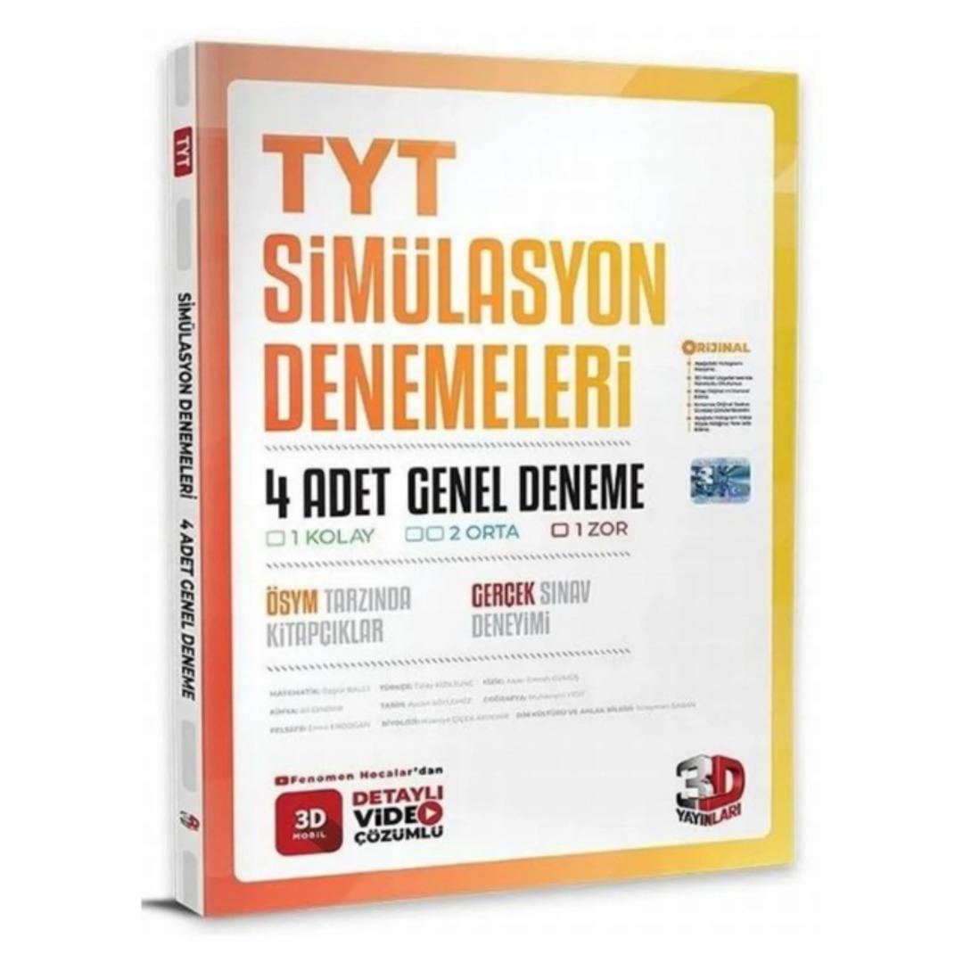 3D TYT 4'lü Simülasyon Genel Deneme 2024