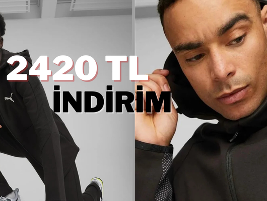 Giy ve çık rahatlığı! Puma EvoStripe Hoodie'de indirim devam ediyor