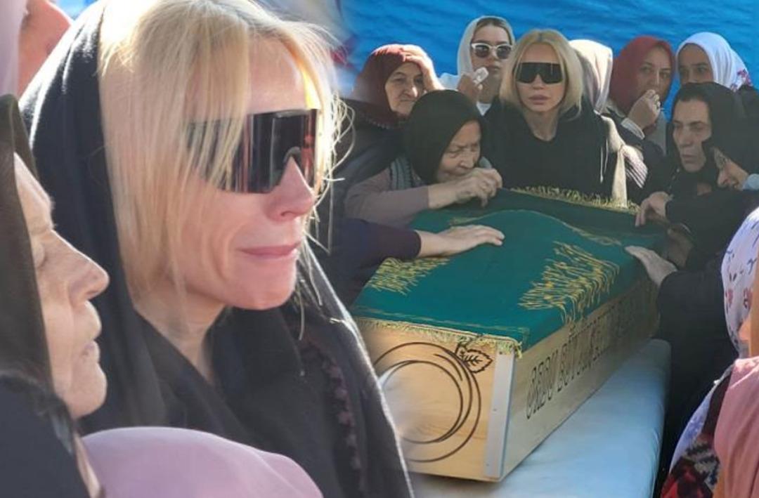 G&uuml;lşen'den babasına son g&ouml;rev! Cenazede g&ouml;zyaşlarını tutamadı
