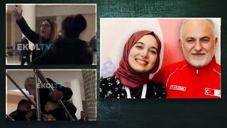 Kerem Kınık'ın kızı Fatıma Zehra Kınık'ın davasında ortalık karıştı! Adliyede kavga çıkan kavga kameraya yansıdı