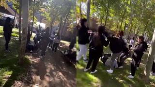 Tekmeli tokatlı saldırdılar... Birbirlerini feci şekilde darp ettiler! O kavgada bir kız öğrenci baygınlık geçirdi