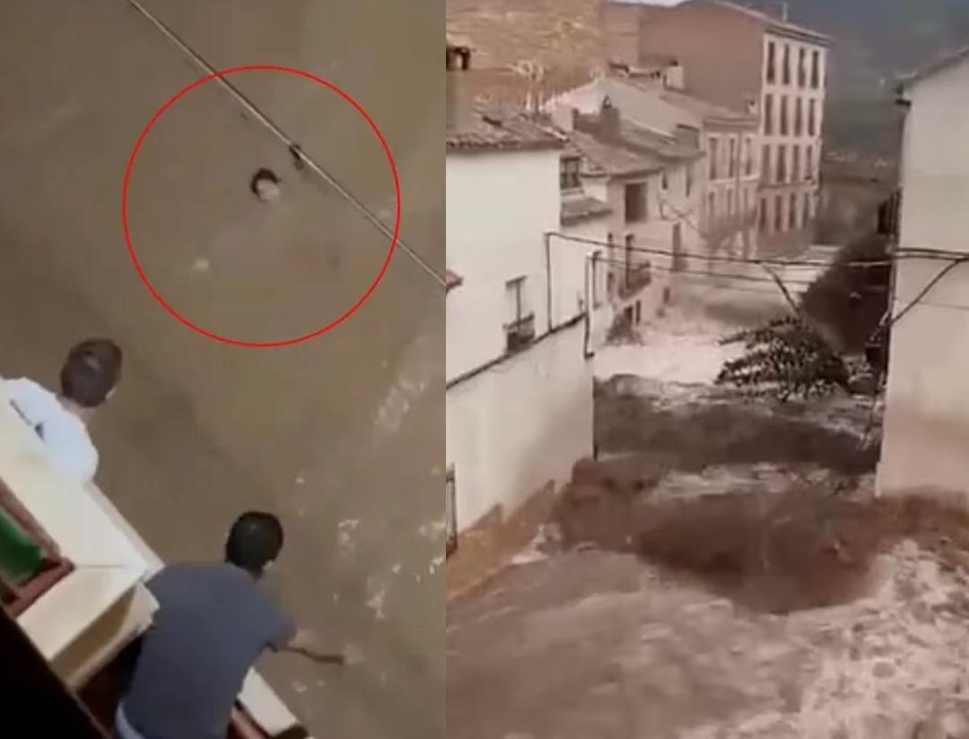 Son 30 yılın en b&uuml;y&uuml;k felaketi! İspanya sel sullarına teslim oldu.. İşte felaketin g&ouml;r&uuml;nt&uuml;s&uuml;: &Ccedil;ığlık sesleri yakınlandı... G&ouml;zlerinin &ouml;n&uuml;nde s&uuml;r&uuml;klendi