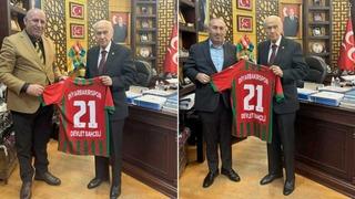 Diyarbakırspor Başkanı'ndan Devlet Bahçeli'ye ziyaret!