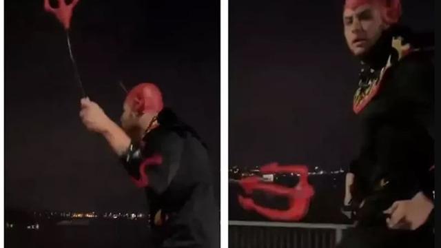 Şeytan kostümüyle 15 Temmuz Şehitler Köprüsü'nde koşmuştu! Sebebini açıkladı