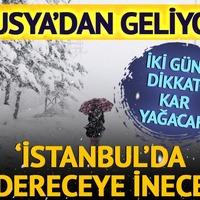 'İstanbul'da 9 dereceye inecek' Rusya'dan geliyor! İki güne dikkat