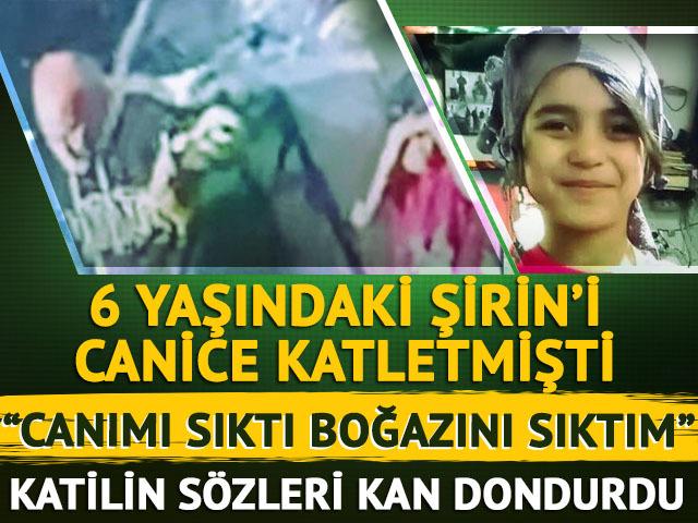 6 yaşındaki Şirin'i boğarak öldürmüştü! Katil zanlısının ifadesi kan dondurdu: Canımı sıktı, ben de boğazını sıktım öldürdüm