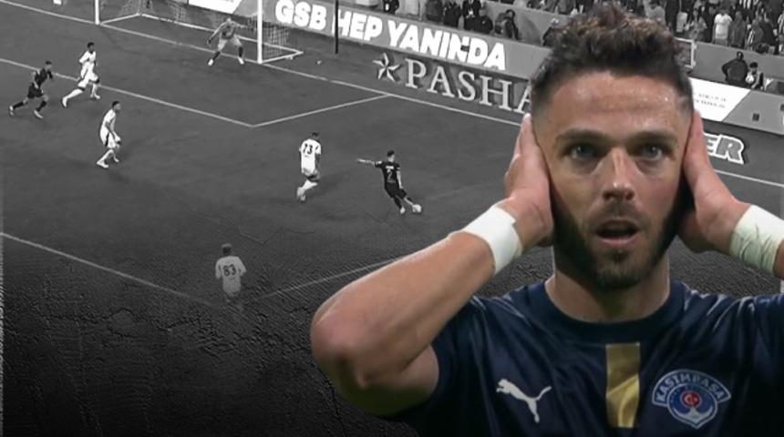 Beşiktaş'a öyle bir gol attı ki... Kendisi bile inanamadı! Herkes dondu kaldı