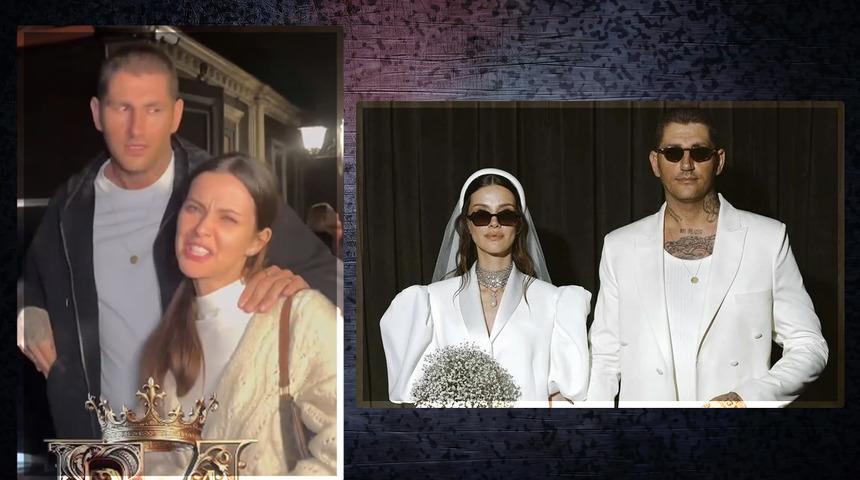 İrem Helvacıoğlu ve eşi Ural Kaspar gecelerde! Gergin tavırlarına yorum yağdı: Kadının şimdiden yüzü solmuş