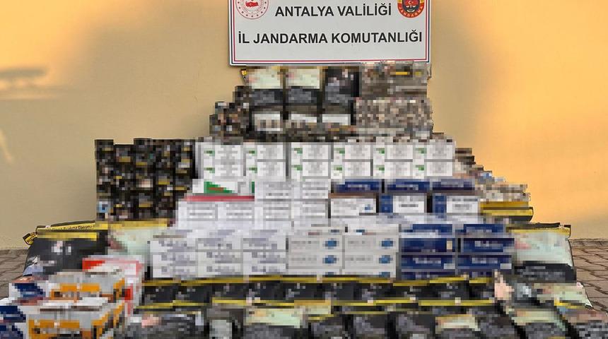 Büyük kaçakçılık operasyonu: güvenlik güçleri 38 bin makaron ve 860 kilo tütün yakaladı