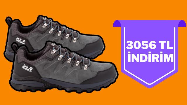 Hem doğada hem şehirde favoriniz olacak Jack Wolfskin yürüyüş ayakkabısı indirimde