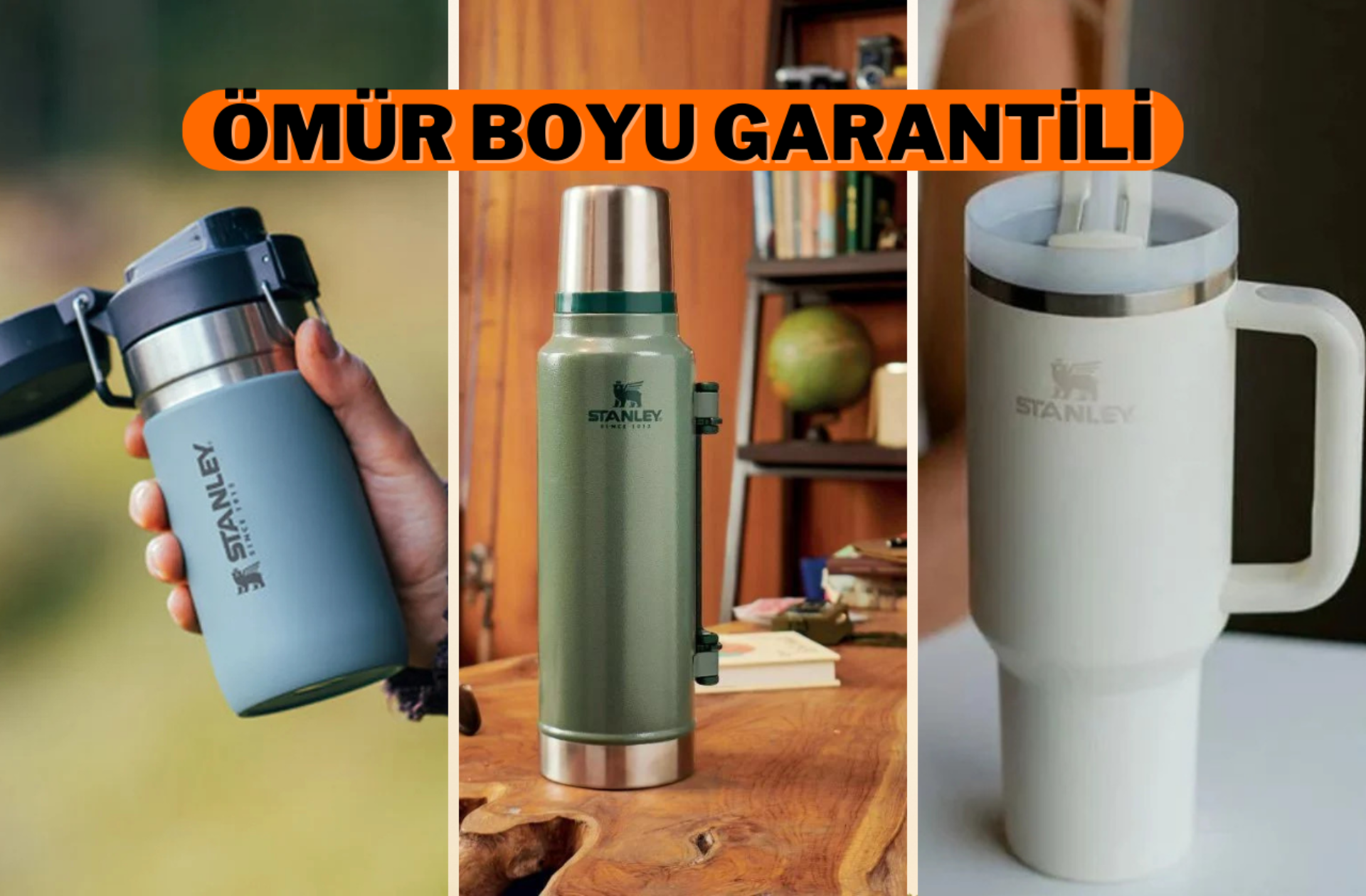 Gülümseten Kasım'dan alabileceğiniz en iyi şey! Ömürlük Stanley termoslar indirimde