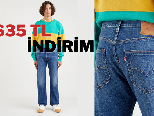 Zamansız, havalı, rahat! Levi's'in en ikonik modeli 501'de dev fırsat