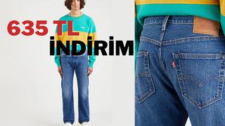 Levi's'in en ikonik ve klasik modeli 501 jean bugüne özel indirimde