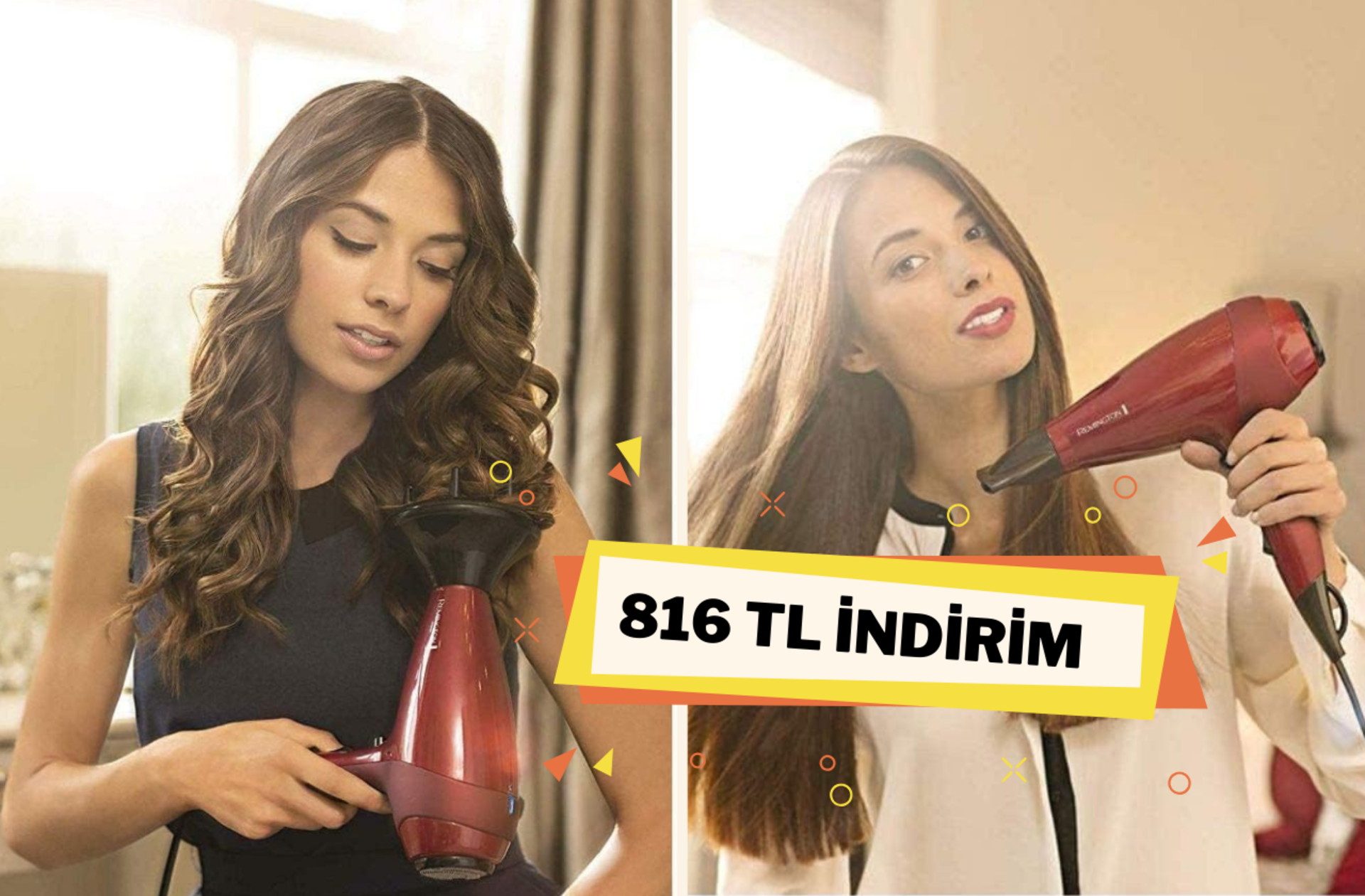 Kendin kendinizin kuaförü olun! Çok satan Remington'un saç kurutma makinesinde fırsat zamanı