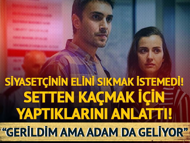 Siyasetçinin elini sıkmak istemedi! 'Çok gerildim ama adam geliyor...'