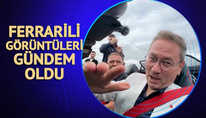 Başakşehir Belediye Başkanı Yasin Kartoğlu'nun Ferrarili görüntüleri tepki çekti: Adamı gaza getiriyor