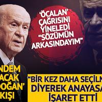 Bahçeli'den yeni hamle: Sözümün arkasındayım, teklifimde ısrarlıyım