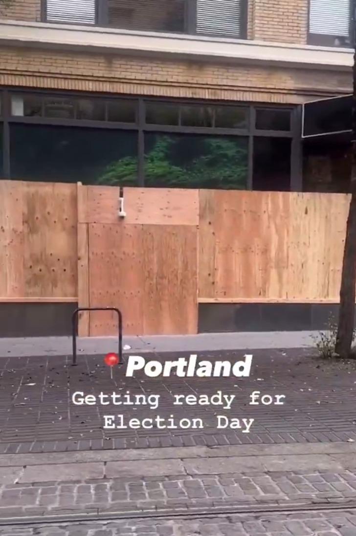 Tel örgüler çekildi, tahtalarla kapatıldı! Seçim öncesi ABD sokaklarında dikkat çeken kareler... Gözler orada G5