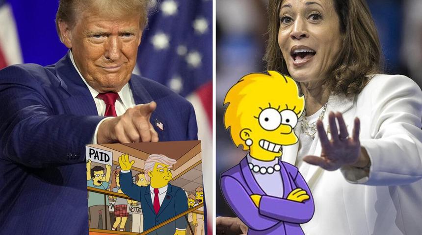 Amerika Birleşik Devletleri'ndeki başkanlık yarışında 'Simpsons kehaneti' detayı! Sosyal medyada çok konuşuldu: Kazananı böyle yorumladılar