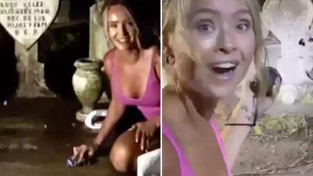 Gece yarısı hiç tanımadığı bir kişinin mezarına gidip temizlik yaptı! O anları sosyal medyadan paylaşınca tepkiler gecikmedi