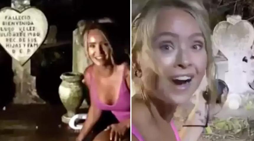 Gece yarısı hiç tanımadığı bir kişinin mezarına gidip temizlik yaptı! O anları sosyal medyadan paylaşınca tepkiler gecikmedi