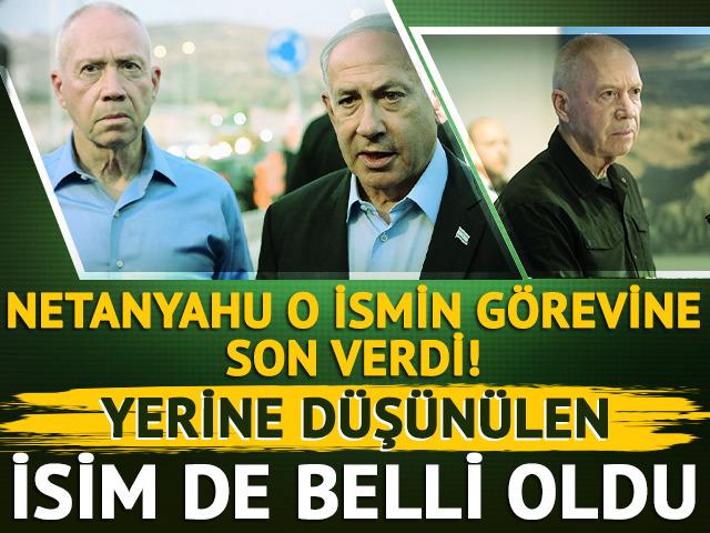 Netanyahu, İsrail Savunma Bakanı Yoav Gallant'ı görevden aldı