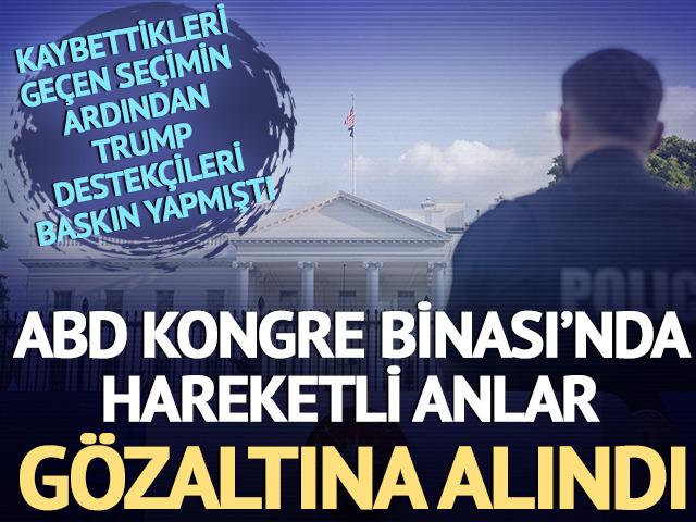 ABD Kongre binasında hareketli anlar! İşaret fişeği atma tabancasıyla gelen kişi gözaltına alındı