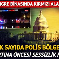 ABD kongre binasında hareketlilik! Çok sayıda polis bölgeye geldi: "Fırtına öncesi sessizlik mi?"