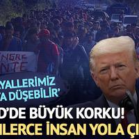 ABD’de Trump korkusu başladı! Binlerce insan yola çıktı…