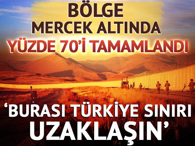 "Burası Türkiye sınırı uzaklaşın" Yüzde 70'i tamamlandı! 