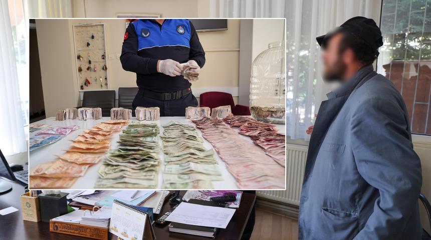 Trenle şehir şehir gezip dileniyor! Dolar, euro, Türk Lirası... Üzerinden çıkanlar dudak uçuklattı