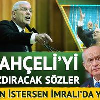 Bahçeli'yi kızdıracak sözler: Sen istersen gidip İmralı'da yap!