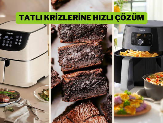 Airfryerde Fudgy Brownie tarifi!