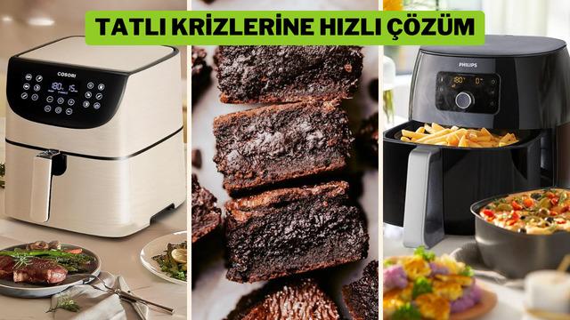 Kahve yanına tatlı arayanlara airfryerda Fudgy Brownie tarifi