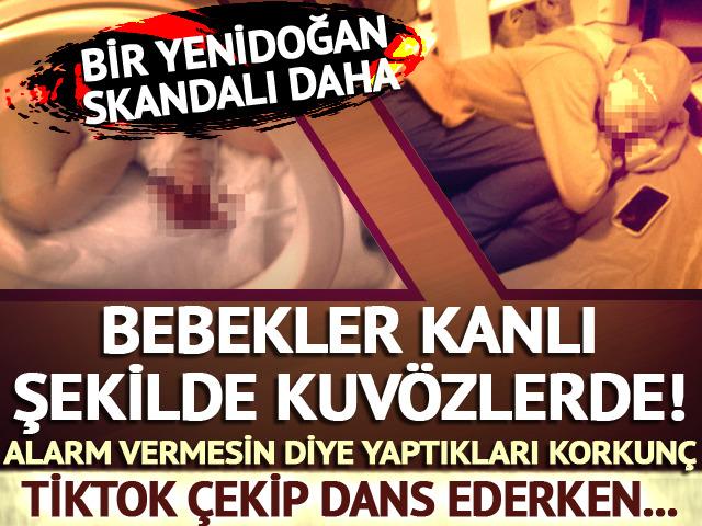 TikTok çekip dans ederken... Bebekler kanlı şekilde kuvözlerde! 