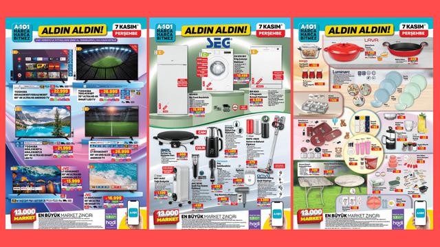 A101'e iPhone 13 geliyor! İşte 7 Kasım 2024 A101 Aldın Aldın Kataloğu