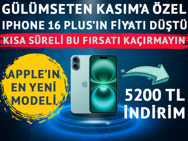 iPhone alacaklar Gülümseten Kasım'a özel indirim sizi bekliyor